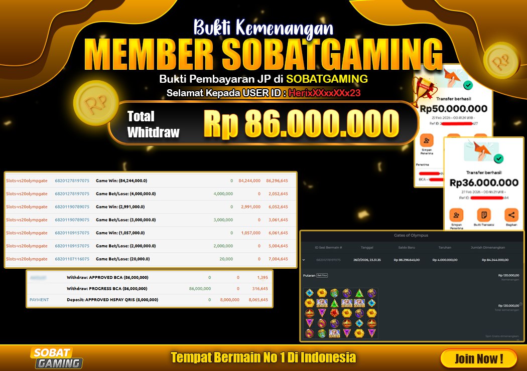 BUKTI JP 27 FEBRUARI 2026 LUNAS RP. 86.000.000,-