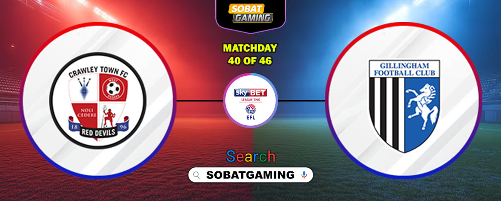 Crawley Town Vs Gillingham 28 Maret 2026