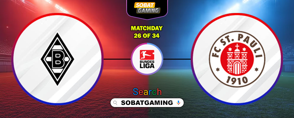 Monchengladbach Vs St. Pauli 14 Maret 2026