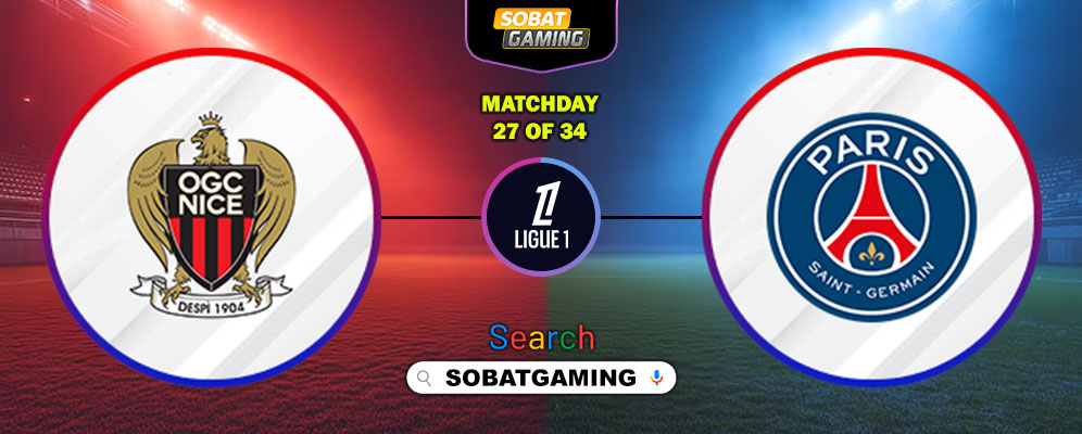 Nice Vs Paris Saint-Germain 22 Maret 2026