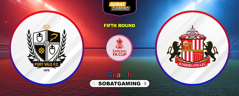 Port Vale Vs Sunderland 08 Maret 2026