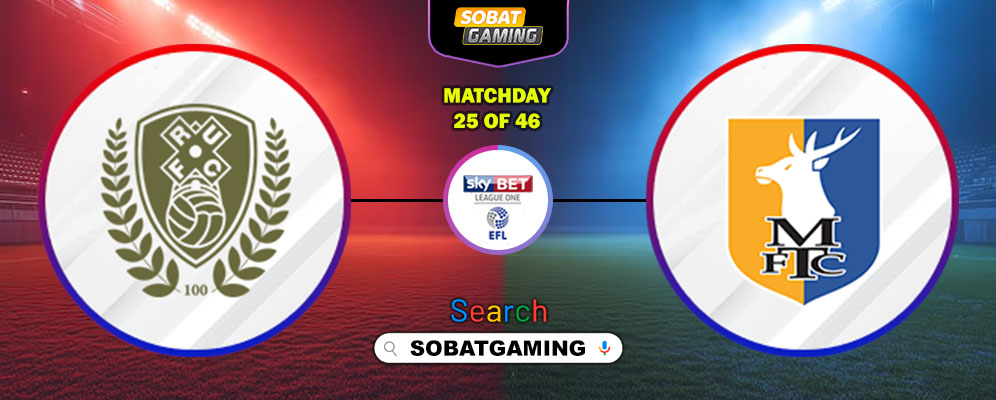 Rotherham United Vs Mansfield Town 04 Maret 2026