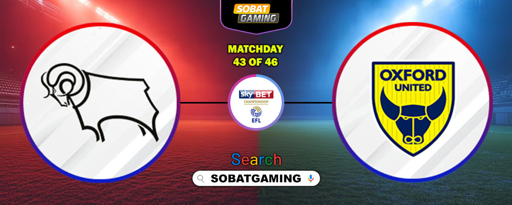 Derby County Vs Oxford United 18 April 2026