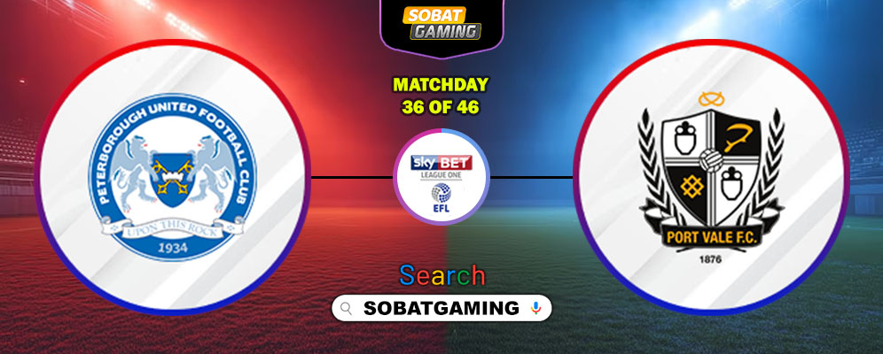 Peterborough United Vs Port Vale 17 April 2026
