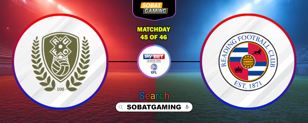 Rotherham United Vs Reading 25 April 2026