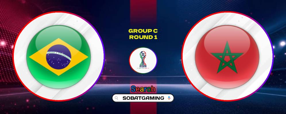 Brazil Vs Morocco 14 Juni 2026