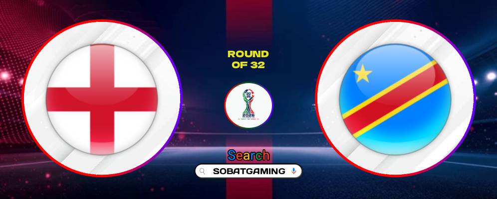 England Vs DR Congo 01 Juli 2026