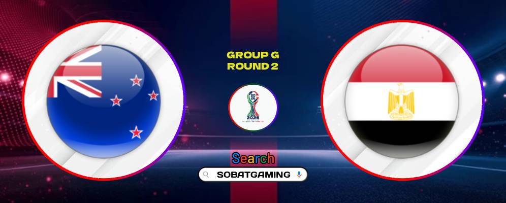 New Zealand Vs Egypt 22 Juni 2026