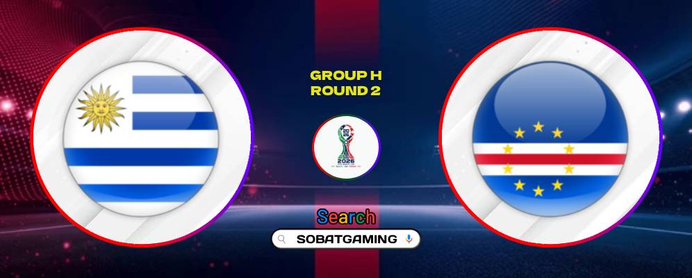 Uruguay Vs Cape Verde 22 Juni 2026
