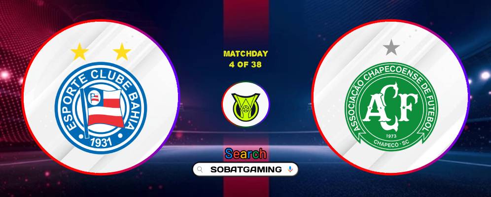 Bahia Vs Chapecoense AF 18 Juli 2026