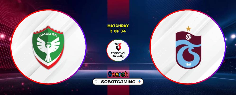 Amed SK Vs Trabzonspor 01 September 2026