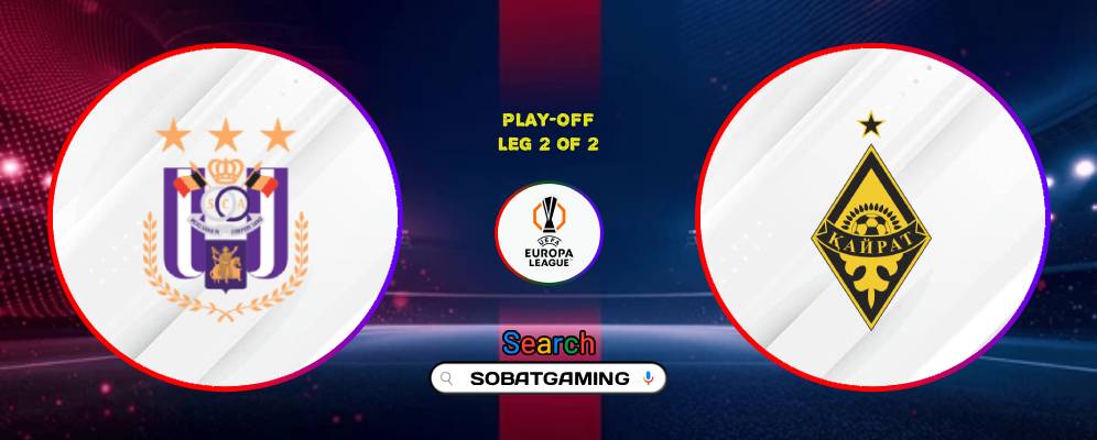 Anderlecht Vs Kairat Almaty 28 Agustus 2026