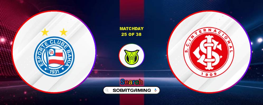Bahia Vs Internacional 31 Agustus 2026