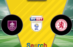 Burnley Vs Middlesbrough 03 September 2026