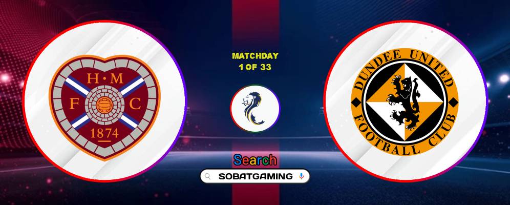 Hearts FC Vs Dundee United 09 Agustus 2026