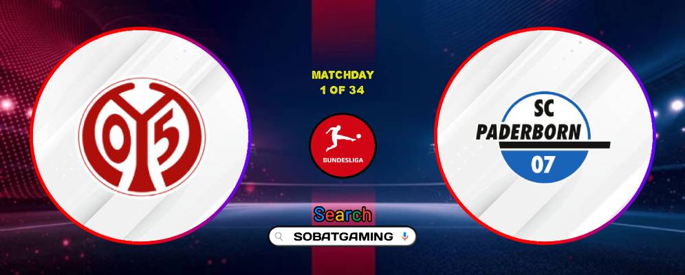 Mainz 05 Vs SC Paderborn 07 29 Agustus 2026