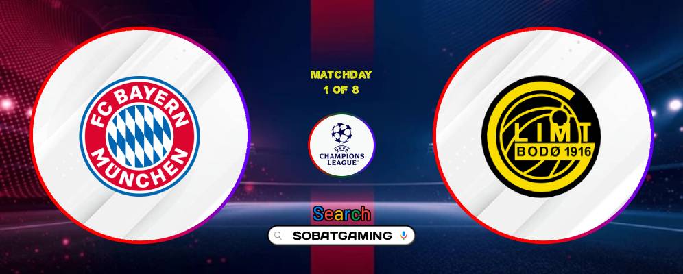 Bayern Munich Vs FK Bodo/Glimt 11 September 2026