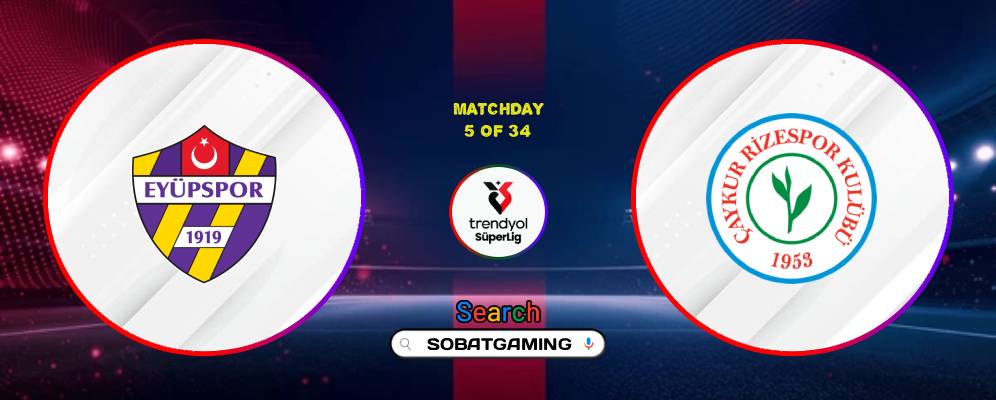 Eyupspor Vs Rizespor 12 September 2026