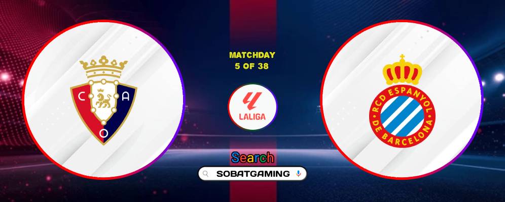 Osasuna Vs Espanyol 12 September 2026