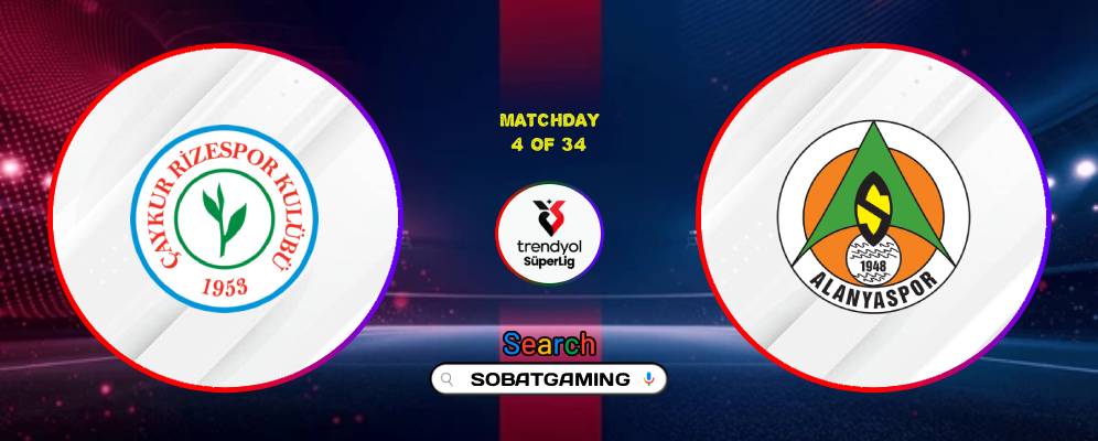 Rizespor Vs Alanyaspor 08 September 2026