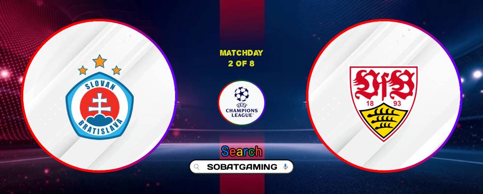 Slovan Bratislava Vs VFB Stuttgart 15 Oktober 2026